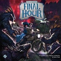 Arkham Horror Final Hour bordspel met horror monsters en actie scène