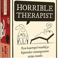Horrible Therapist kaartspel met absurde therapie situaties