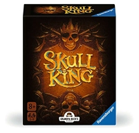 Skull King kaartspel met piraten en schedel illustratie